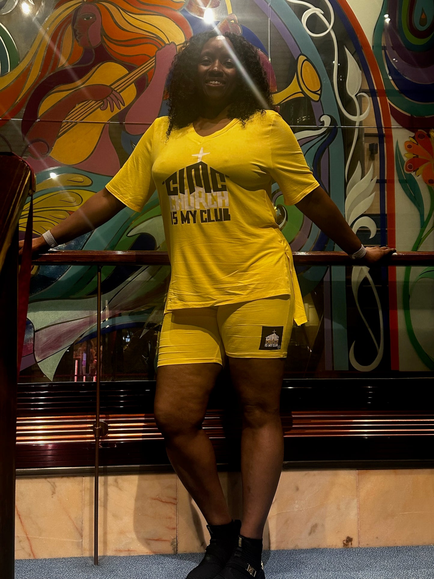 CIMC Logo Biker Short Set - Ladies