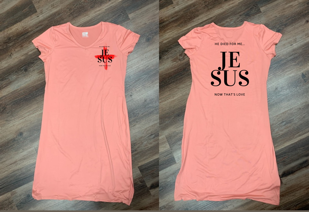 "He Died For Me...That's Love" - Dress