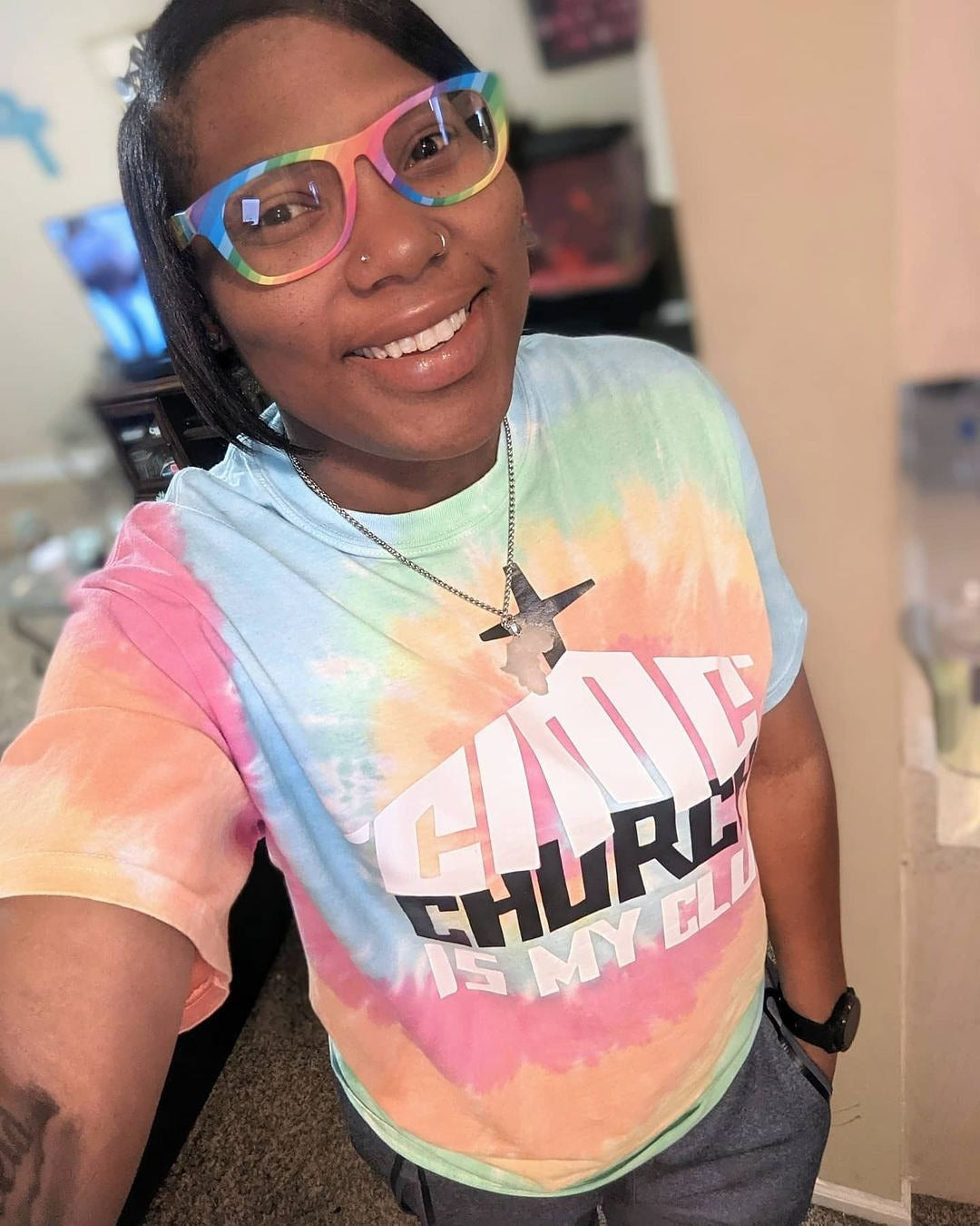 "CIMC Tie Dye" Tshirt - Pastel (Unisex)