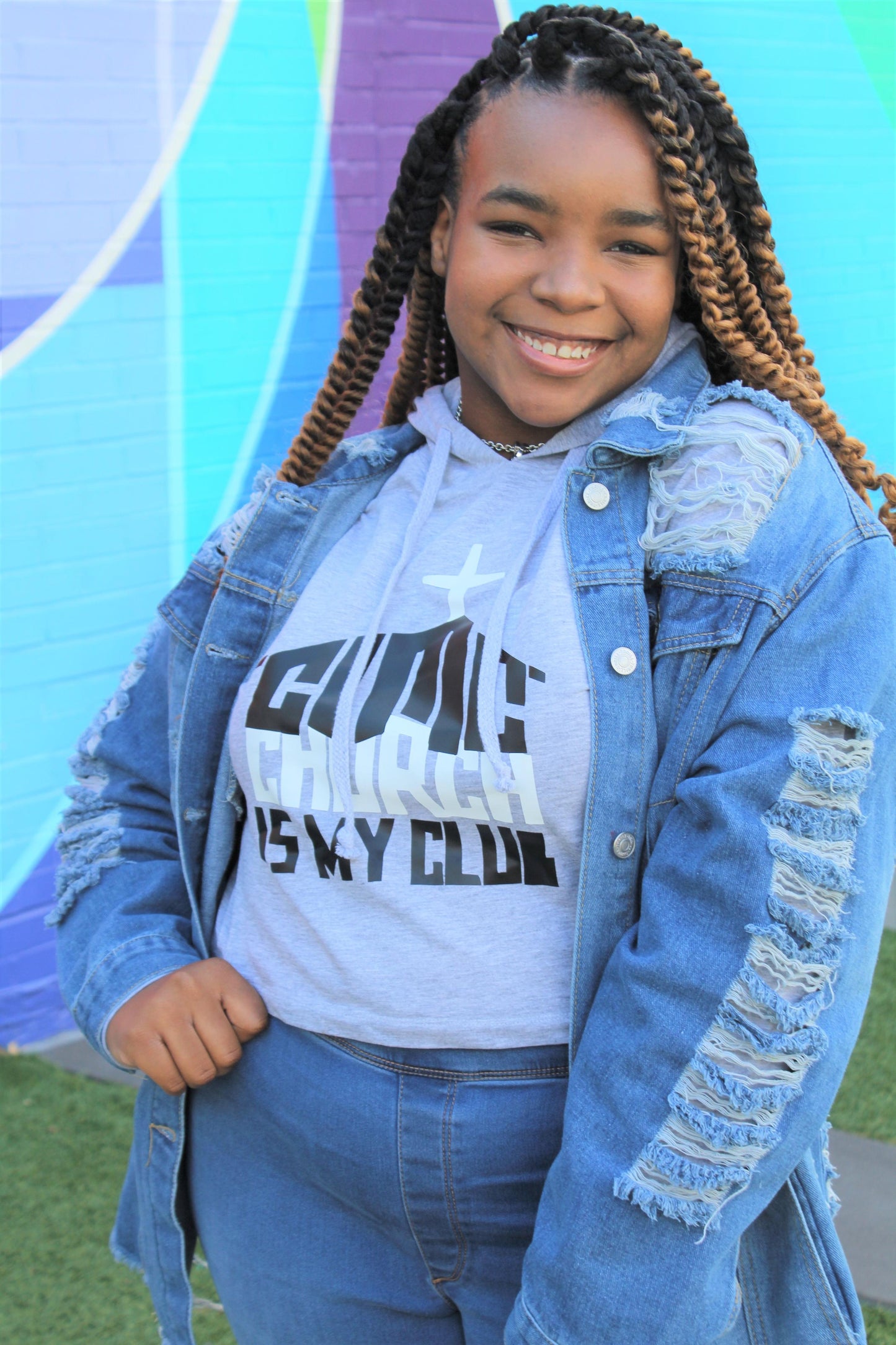 "CIMC Crop Hoodie" - (Ladies)
