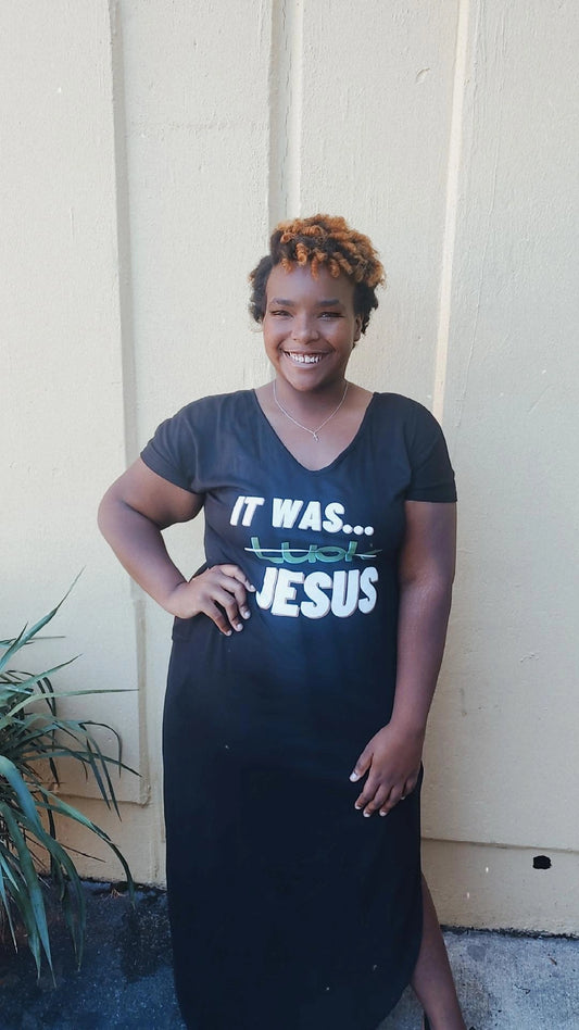 "It Was Jesus" - Long Pocket Dress