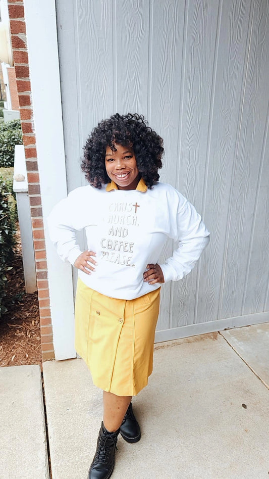 3c's (Christ, Church, Coffee) - Sweatshirt (Unisex)